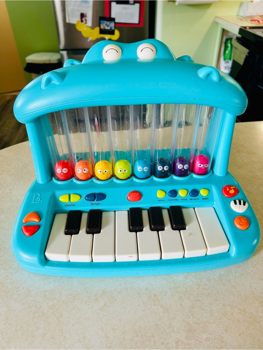 B. Toby Battat Hippo Piano Electronic keyboard with motor